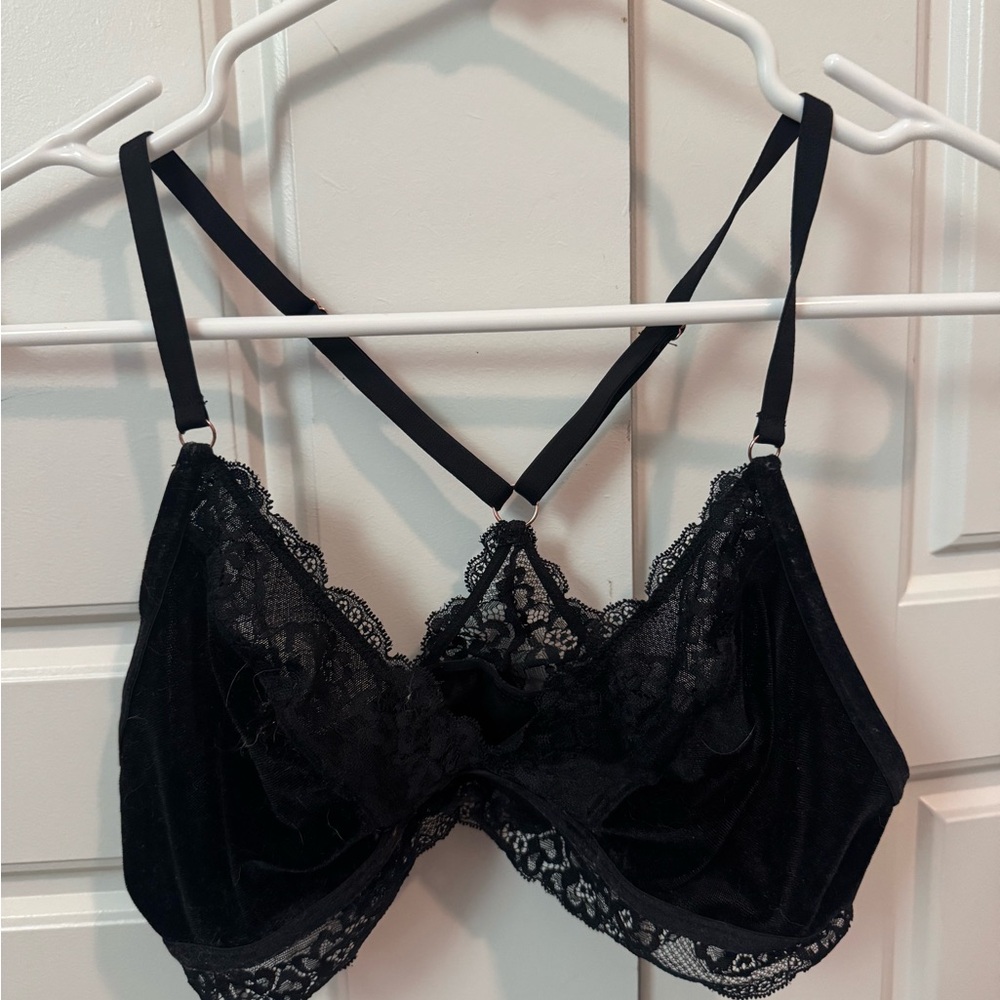 Gilligan & O'Malley Black Lace Bralette